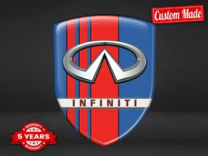 Infiniti Calcomanía Resina Acabado Superior Carreras Auto
